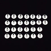 Ocean Wave Keyring A-Z Letter